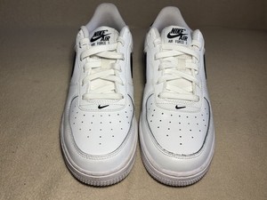 Nike Air Force 1 GS 'White Black' Low - Youth Size 6 - FV5948-101 - Barely Worn!