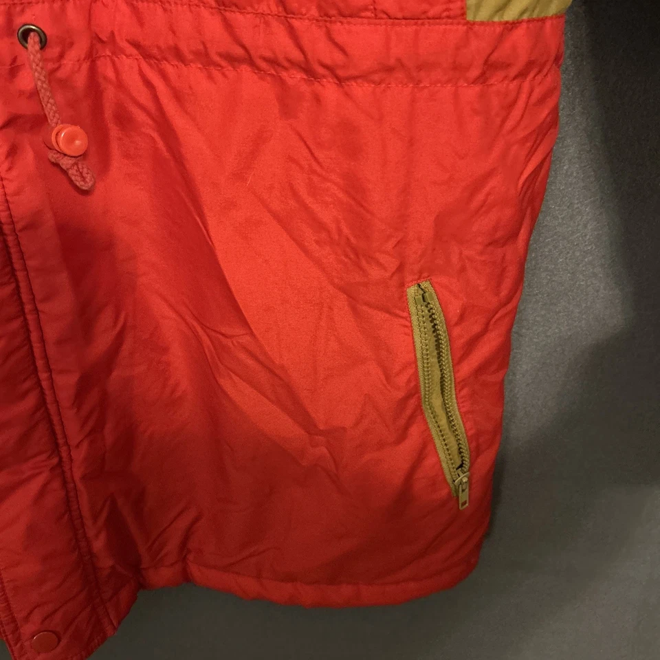 Vintage San Francisco 49ers Jacket Men’s L Red Gold Puffer Coat Big Logo NFL - Image 2 of 4