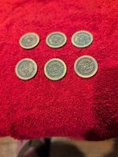 Fantasy Coins Atomic Age Set Of 6