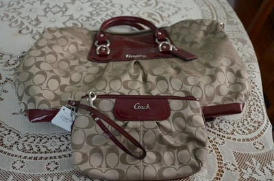 Coach Ashley Signature Sateen Satchel for sale | eBay