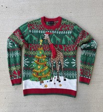 Blizzard Bay Giraffe 3D Ugly Christmas Sweate...