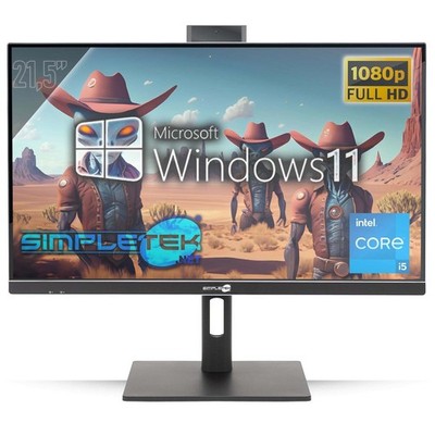 ALL IN ONE 22'' I5 RAM 8GB SSD 480GB WINDOWS 11 PRO AIO COMPUTER VESA PC AIO LCD