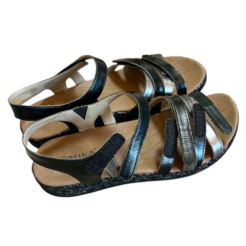 Romika Fidschi 74 Adjustable Metallic Leather Sandals Comfort Shoes EU 41 NEW - Picture 11 of 15