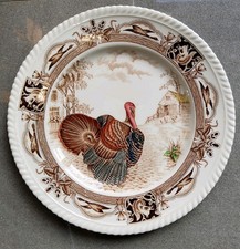 Vintage Barnyard King 27cm Turkey Dinner Plate By Johnson Bros England