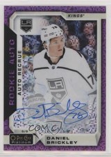 2018-19 O-Pee-Chee Platinum Rookie Autos Violet Pixels Daniel Brickley Auto 0m6t