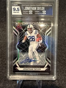 Jonathan Taylor 2020 Obsidian Rookie Autograph /150 