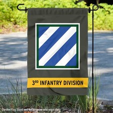 US Army 3rd Infantry Division Garden Flag and Yard Banner