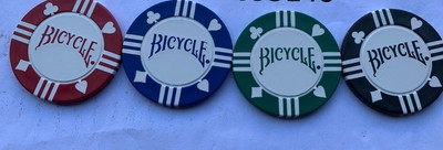 Jetons Casino Poker Chips BICYCLE 200 Stück Pokerchips