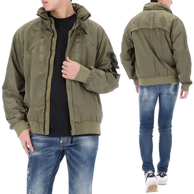 Stone Island Hidden Hood Jacket with Nylon Metal Wattro and Patch 157340974 [P] - Photo 1/4