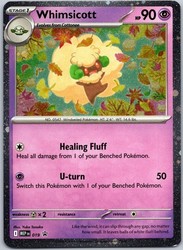 Whimsicott 019 Mega Evolution Black Star Promo Cosmos Holo
