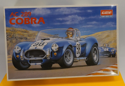 NEW AC 289 COBRA Car Model Kit Academy Hobby 1/25th Scale Blue Toy