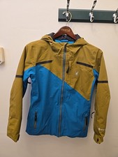 Spyder Youth Ski Coat, Olive and Teal, Size 16