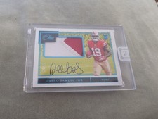 2019 Panini One - Rookie Patch Autographs #14 Deebo Samuel /99 (AU, MEM, RC)