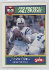 1990 Swell Pro Football Hall of Fame Johnny Unitas #104 HOF 1bh0