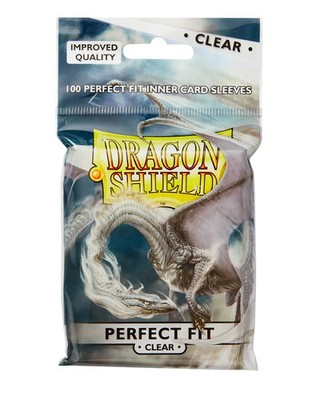 Dragon Shield Perfect Fit Clear TCG Kartenhüllen - 100 Stück