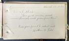 Antique 1896 /97 Clarksville Academy, TN Hand Made Autograph Book W/ Hair Sample — photo 4