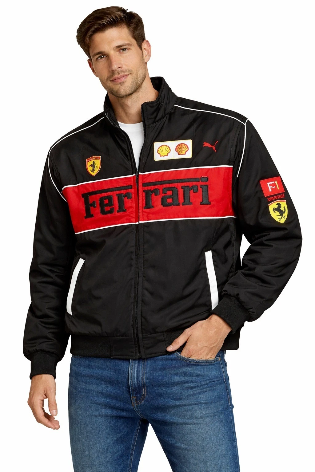 Motorsport Racing Jacket Bomber Windbreaker Y2K Racing Streetwear Unisex