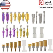 US For Nobel Active Locator Abutment Transfer Coping Open Closed Tray NP/RP