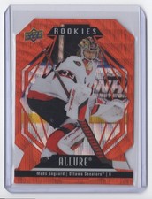 2022-23 Upper Deck Allure Orange Slice Rookies Mads Sogaard Rookie Ottawa