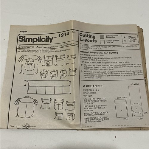10x Sewing Patterns Simplicity Adult/Child/Craft Projects Uncut Vintage (h) - Picture 12 of 18