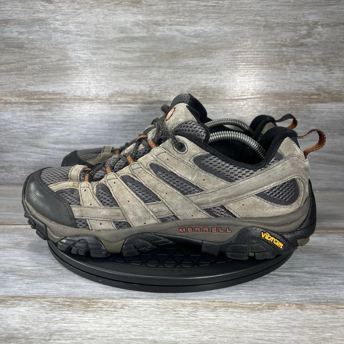 Merrell‎ Shoes Boots Ventilator Vibram Hiking Waterproof Leather MENS Size 11.5 Merrell 11.5 US Hiking Shoes & Boots for Men for sale | eBay main image 2