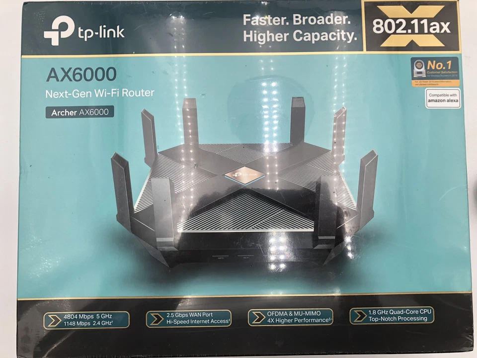 TP-Link | Archer AX6000 | Dual-Band Router Wireless | 8-Stream Gigabit - Image 2 of 4