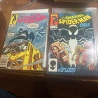 lot of (2) Amazing Spider-Man #254 #255 Black Suit. 1st Black Fox Appearance Ex.