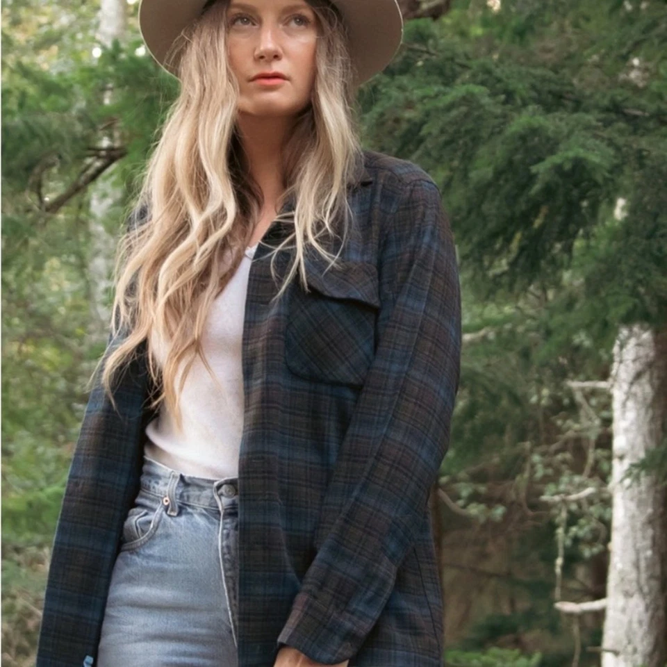 1960s PENDLETON S Board Shirt, Vintage Wool Plaid Shirt Button Down Boyfriend S - Image 3 of 4