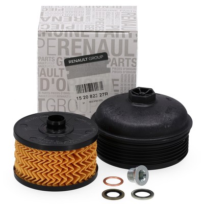 ORIGINAL RENAULT Ölfilter + Deckel + Schraube CLIO 4 5 MEGANE 3 4 SCENIC 3 4