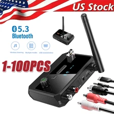 Bluetooth 5.3 Home Stereo Audio Receiver AUX Optical HD Music to RCA Adapter LOT
