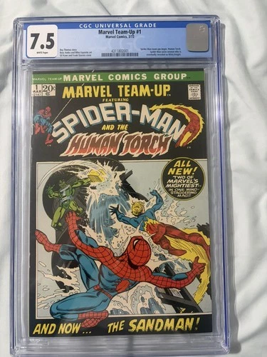 Marvel Team-Up #1 1972 - CGC 7.5 - Amazing Spider-Man & Human Torch