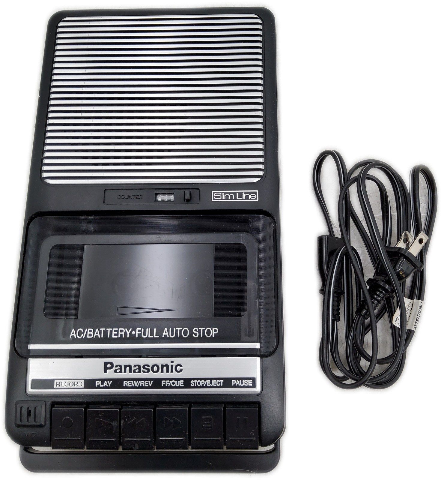 Panasonic Slim Line RQ-2102 Portable Cassette Player Recorde