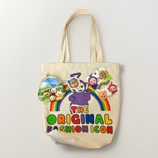 Teletubbies New Release Canvas Tote Bag Change Pouch Purple Tinky Winky