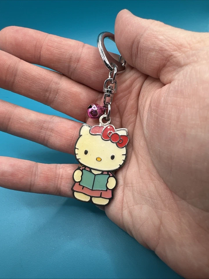 Bolsa Hello Kitty mochila livro clipe leitura livro azul 2001 - Imagem 4 de 4