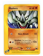 Pokemon TCG Rhyhorn 91/144 Skyridge 2003 English Basic 60 HP Regular Common