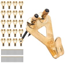 PHS - Professional Picture Hanging Hooks with Nails - Heavy Duty 50 lbs Pictu...