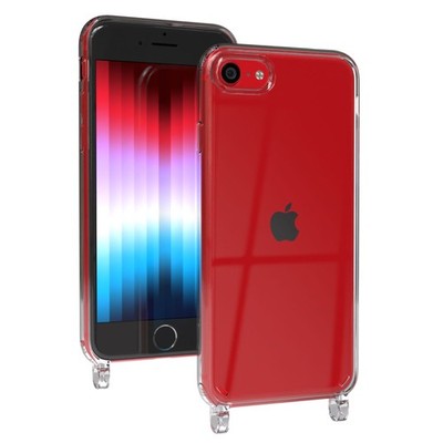 EAZY CASE für Apple iPhone SE 2022/2020 / iPhone 8/7 Hülle + Ösen Handykette TPU