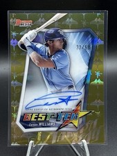 2025 Bowman’s Best Carson Williams Best-Tek Auto Gold /50 Tampa Bay Rays Acetate