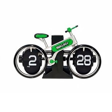 Fahrrad Klappzahlenuhr Geschenkidee Innendekoration f&uuml;r Fahrradliebhaber