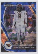 2021 Panini Prizm Draft Picks Blue Ice Prizm 82/99 Hamilcar Rashed Jr #141 0c6