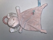 DOUGLAS BABY PINK ELEPHANT CHICK BASKET TEETHER LOVEY C1