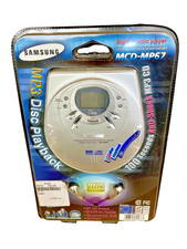 Samsung Compact Portable Disc Player MCD-MP67 with Accessories - NEW