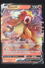 Entei V - 22 - Brilliant Stars - Pokemon Card - Near Mint