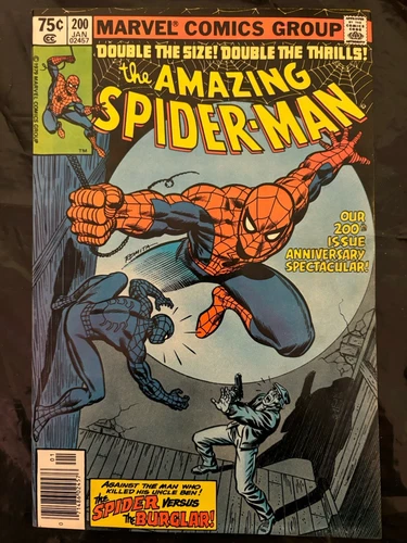 The Amazing Spider-Man #200  8.5. VF+. Newsstand Marvel Comics January 1980)