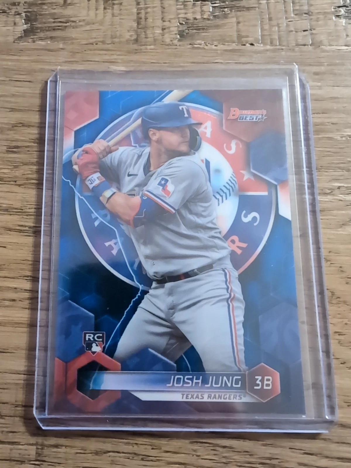 2023 Bowman's Best - Josh Jung #60 Blue Refractor /150 (RC)