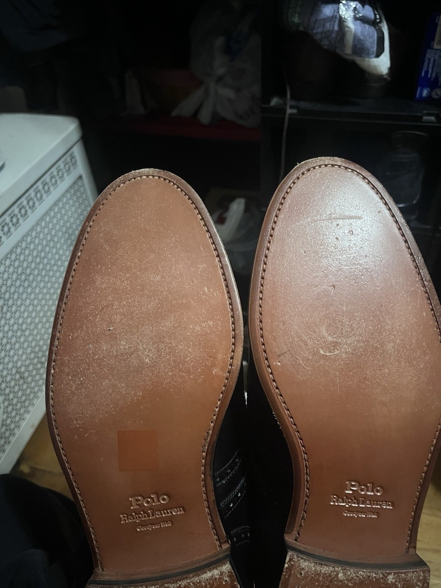 Polo Ralph Lauren Brenton Wingtip shoes size 12 | eBay display picture 1
