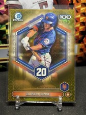 2026 Bowman Scouts Top 100 Carson Benge #BTP-100 Gold Refractor /50 RC Mets 🔥🔥