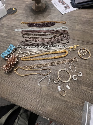 Vintage Jewelry Lot Earrings Bracelet ,Necklace Lot