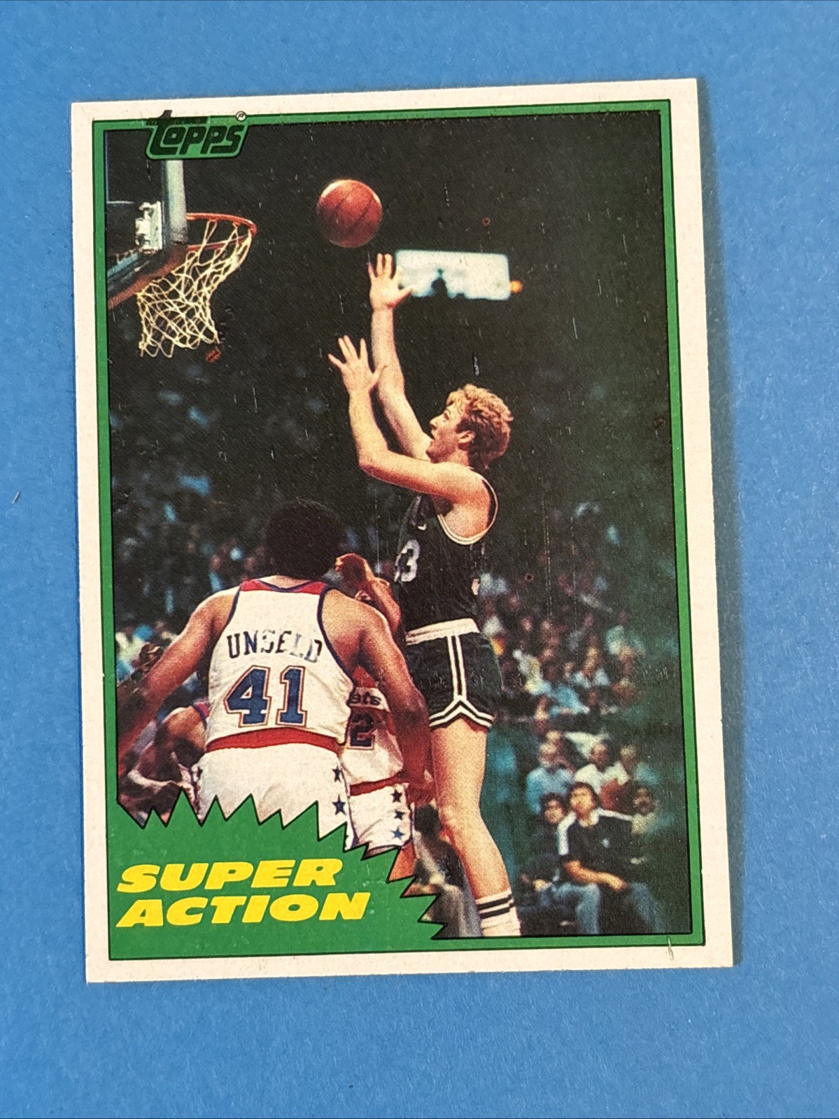 1981 Topps Larry Bird Super Action #101 EX-MT Boston Celtics HOF Legend!!