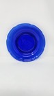 Retired Mikasa French Countryside Cobalt Blue Clear Glass Salad Plates- Set Of 4 — photo 1